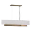 Hubbardton Forge 2014 Soft Gold Flax Shade (SE) Standard Oceanus Pendant