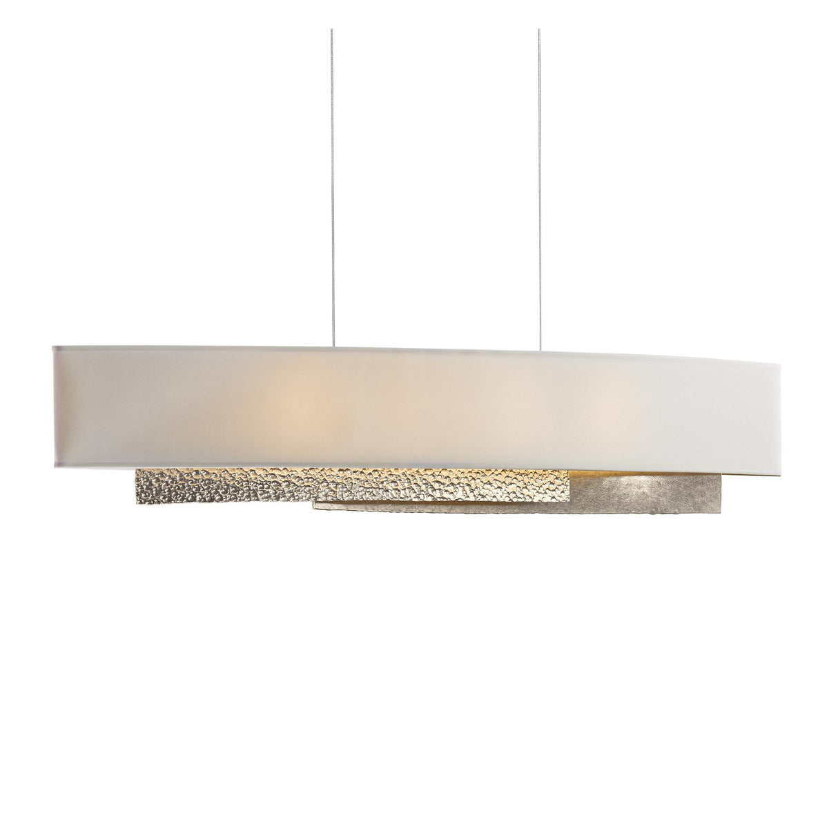 Hubbardton Forge 2014 Soft Gold Flax Shade (SE) Standard Oceanus Pendant