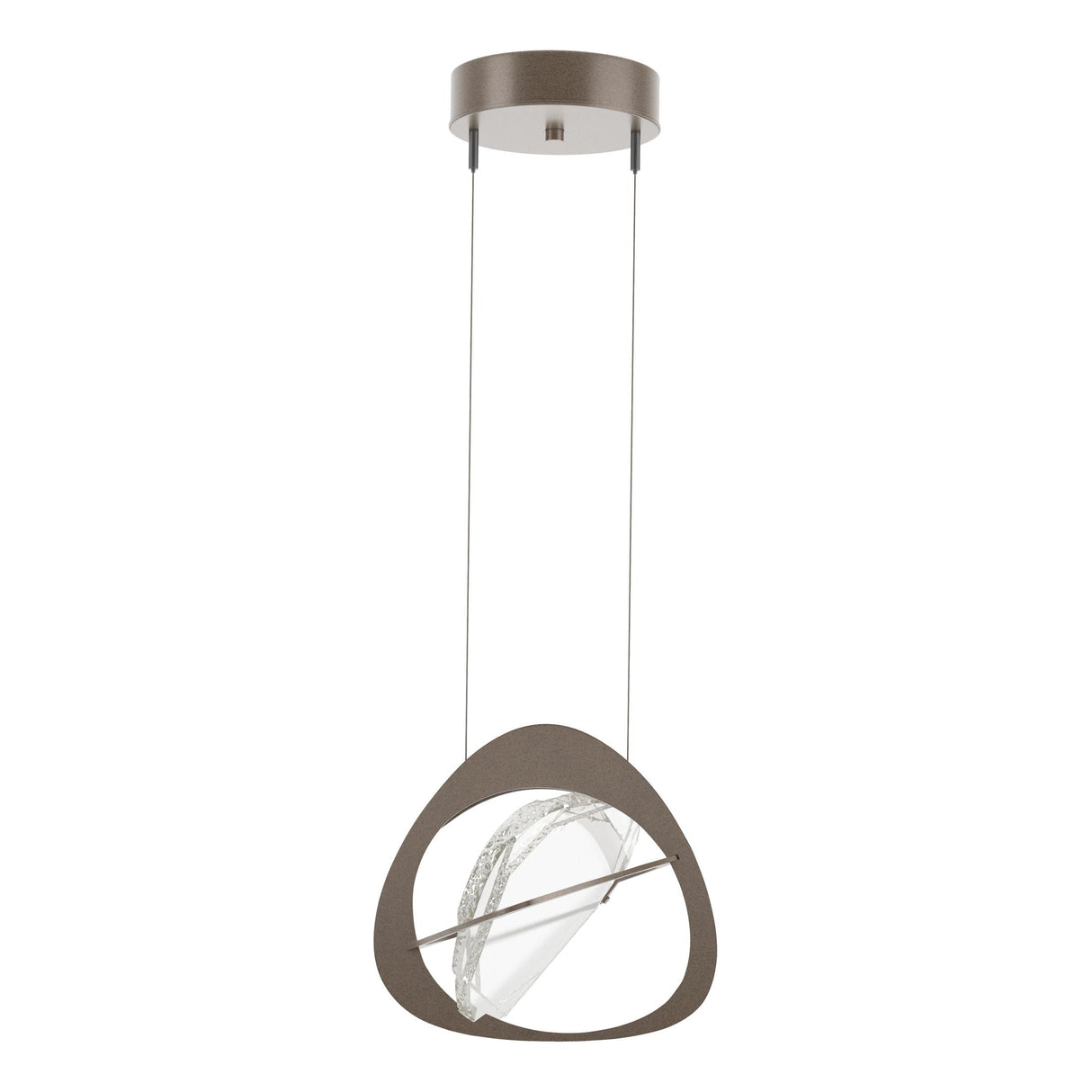 Hubbardton Forge 2018 Bronze Clear Glass (ZM) Standard Venn Pendant