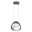 Hubbardton Forge 2018 Natural Iron Clear Glass (ZM) Standard Venn Pendant