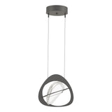 Hubbardton Forge 2018 Natural Iron Clear Glass (ZM) Standard Venn Pendant