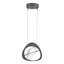 Hubbardton Forge 2018 Natural Iron Clear Glass (ZM) Standard Venn Pendant