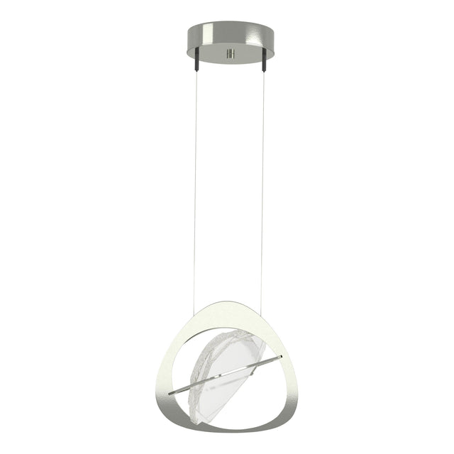 Hubbardton Forge 2018 Sterling Clear Glass (ZM) Standard Venn Pendant
