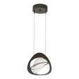Hubbardton Forge 2018 Oil Rubbed Bronze Clear Glass (ZM) Standard Venn Pendant