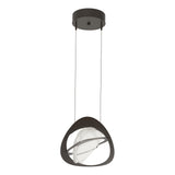 Hubbardton Forge 2018 Oil Rubbed Bronze Clear Glass (ZM) Standard Venn Pendant