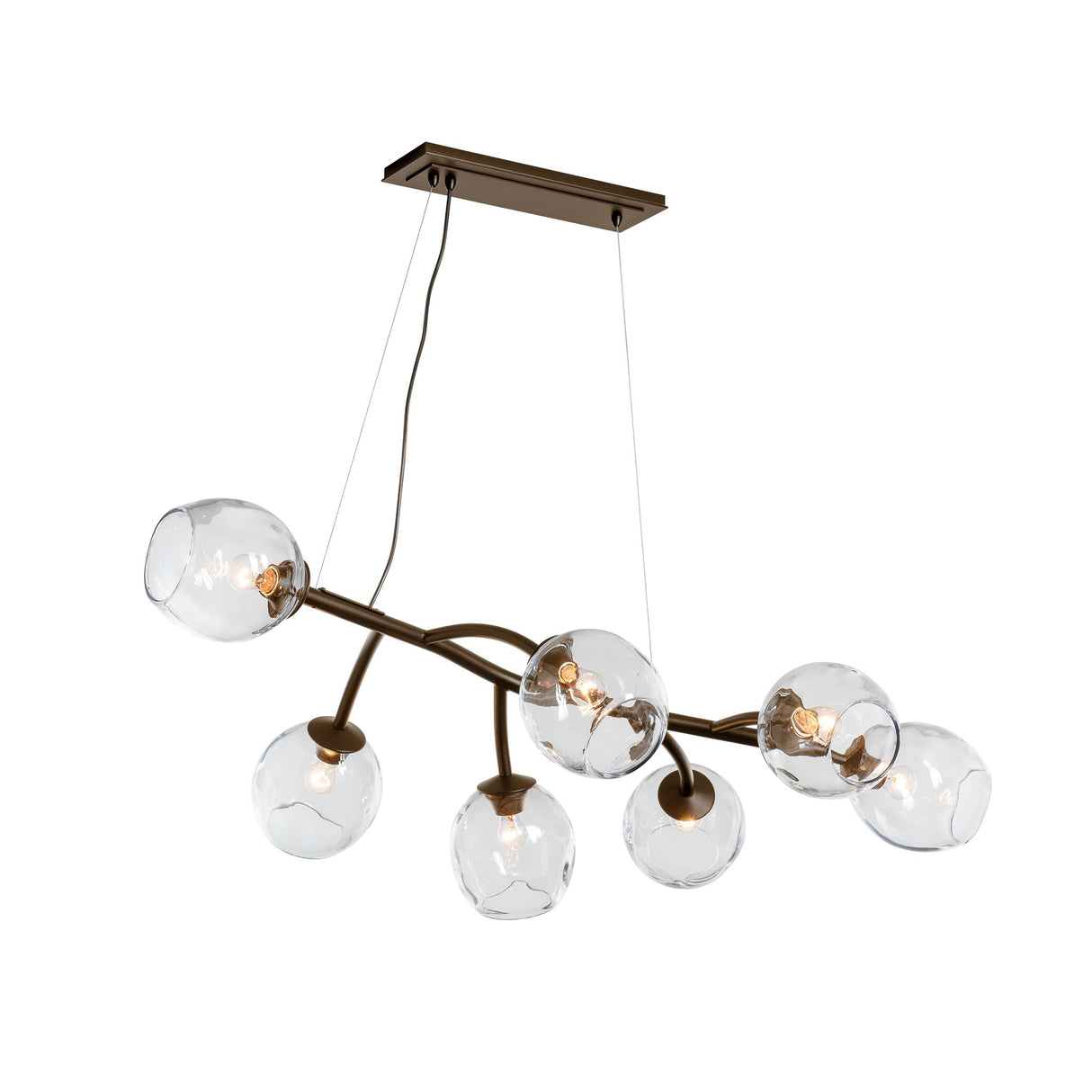 Hubbardton Forge 2021 Bronze Clear Glass (ZM) Standard Vine Pendant