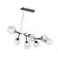 Hubbardton Forge 2021 Dark Smoke Clear Glass (ZM) Standard Vine Pendant