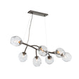 Hubbardton Forge 2021 Natural Iron Clear Glass (ZM) Standard Vine Pendant