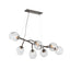 Hubbardton Forge 2021 Natural Iron Clear Glass (ZM) Standard Vine Pendant