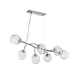 Hubbardton Forge 2021 Vintage Platinum Clear Glass (ZM) Standard Vine Pendant