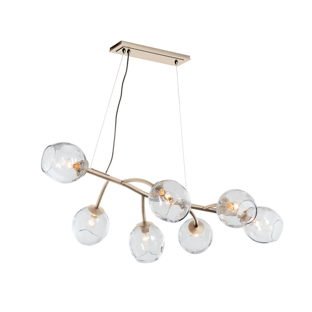Hubbardton Forge 2021 Soft Gold Clear Glass (ZM) Standard Vine Pendant
