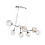Hubbardton Forge 2021 Sterling Clear Glass (ZM) Standard Vine Pendant