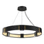Hubbardton Forge 2011 Black Clear Glass (ZM) Standard Aura Pendant