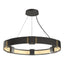 Hubbardton Forge 2011 Natural Iron Clear Glass (ZM) Standard Aura Pendant
