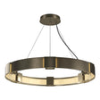 Hubbardton Forge 2011 Soft Gold Clear Glass (ZM) Standard Aura Pendant