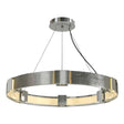 Hubbardton Forge 2011 Sterling Clear Glass (ZM) Standard Aura Pendant