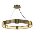 Hubbardton Forge 2011 Modern Brass Clear Glass (ZM) Standard Aura Pendant