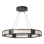 Hubbardton Forge 2022 Oil Rubbed Bronze Frosted Glass (FD) Standard Aura Glass Pendant