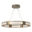 Hubbardton Forge 2022 Soft Gold Frosted Glass (FD) Standard Aura Glass Pendant