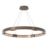 Hubbardton Forge 2013 Bronze Clear Glass (ZM) Standard Aura Large LED Pendant