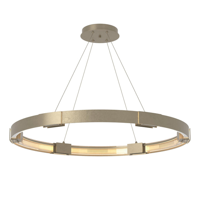 Hubbardton Forge 2013 Soft Gold Clear Glass (ZM) Standard Aura Large LED Pendant