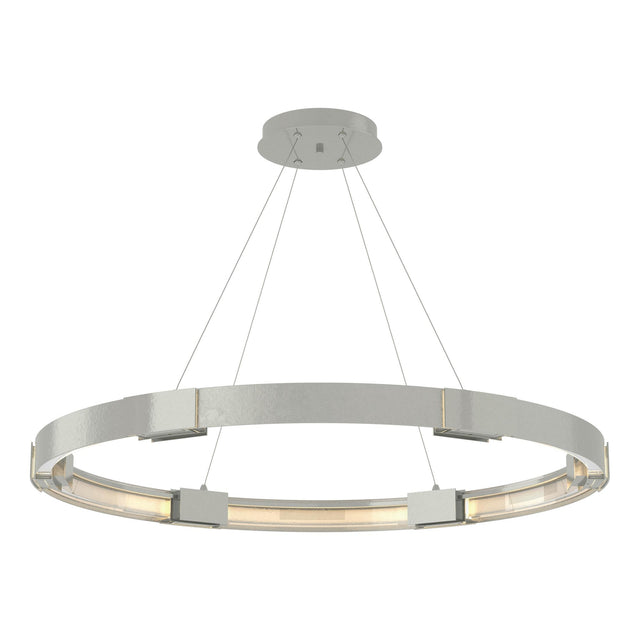 Hubbardton Forge 2013 Sterling Clear Glass (ZM) Standard Aura Large LED Pendant