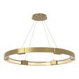 Hubbardton Forge 2013 Modern Brass Clear Glass (ZM) Standard Aura Large LED Pendant