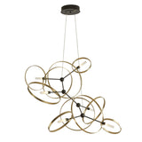 Hubbardton Forge 2016 Black Soft Gold Standard Celesse Pendant