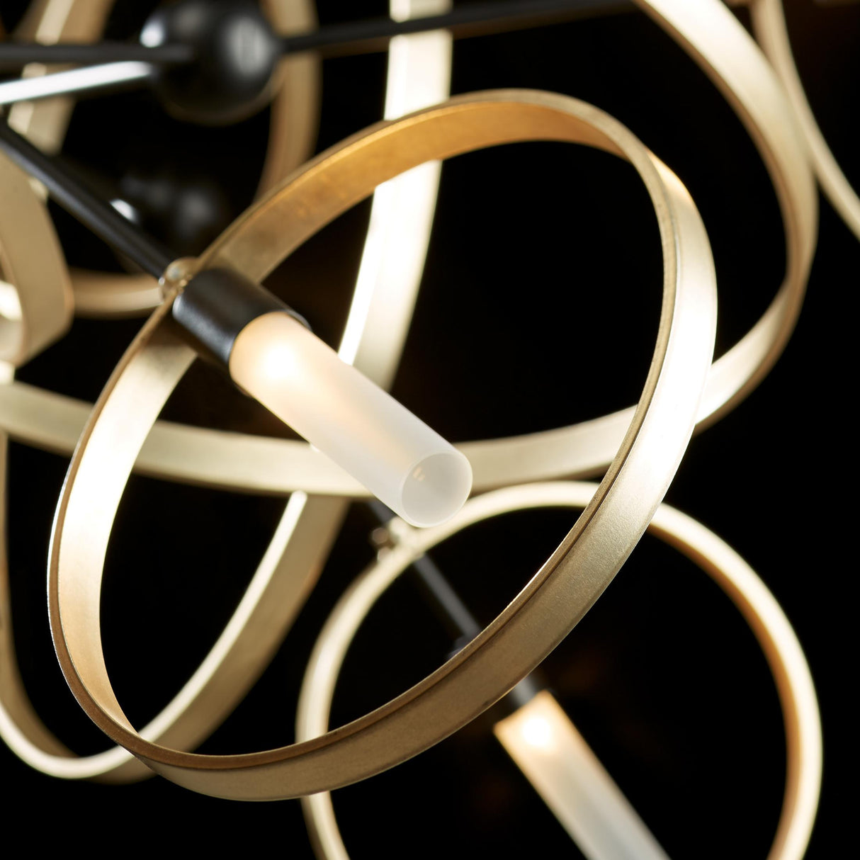 Hubbardton Forge 2016 Black Soft Gold Standard Celesse Pendant