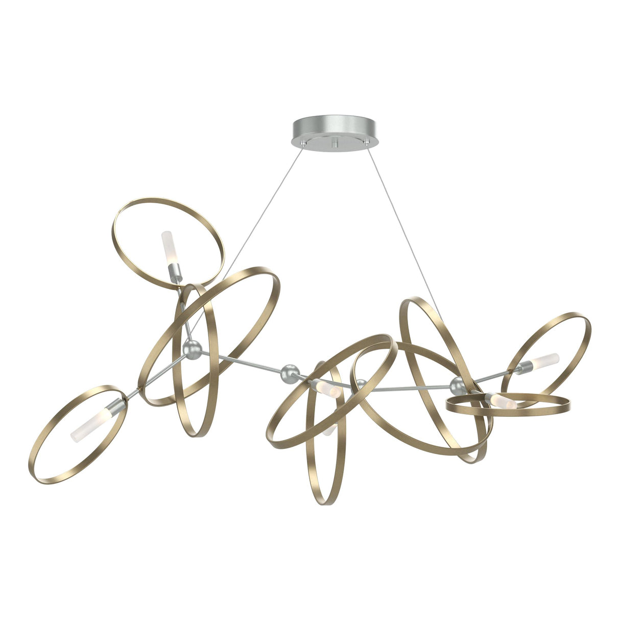 Hubbardton Forge 2016 Vintage Platinum Soft Gold Standard Celesse Pendant