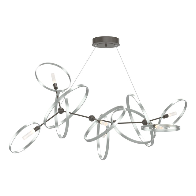 Hubbardton Forge 2016 Dark Smoke Vintage Platinum Standard Celesse Pendant