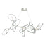 Hubbardton Forge 2016 Sterling Vintage Platinum Standard Celesse Pendant