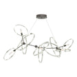 Hubbardton Forge 2016 Dark Smoke Sterling Standard Celesse Pendant