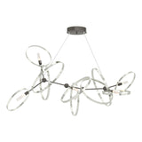 Hubbardton Forge 2016 Dark Smoke Sterling Standard Celesse Pendant