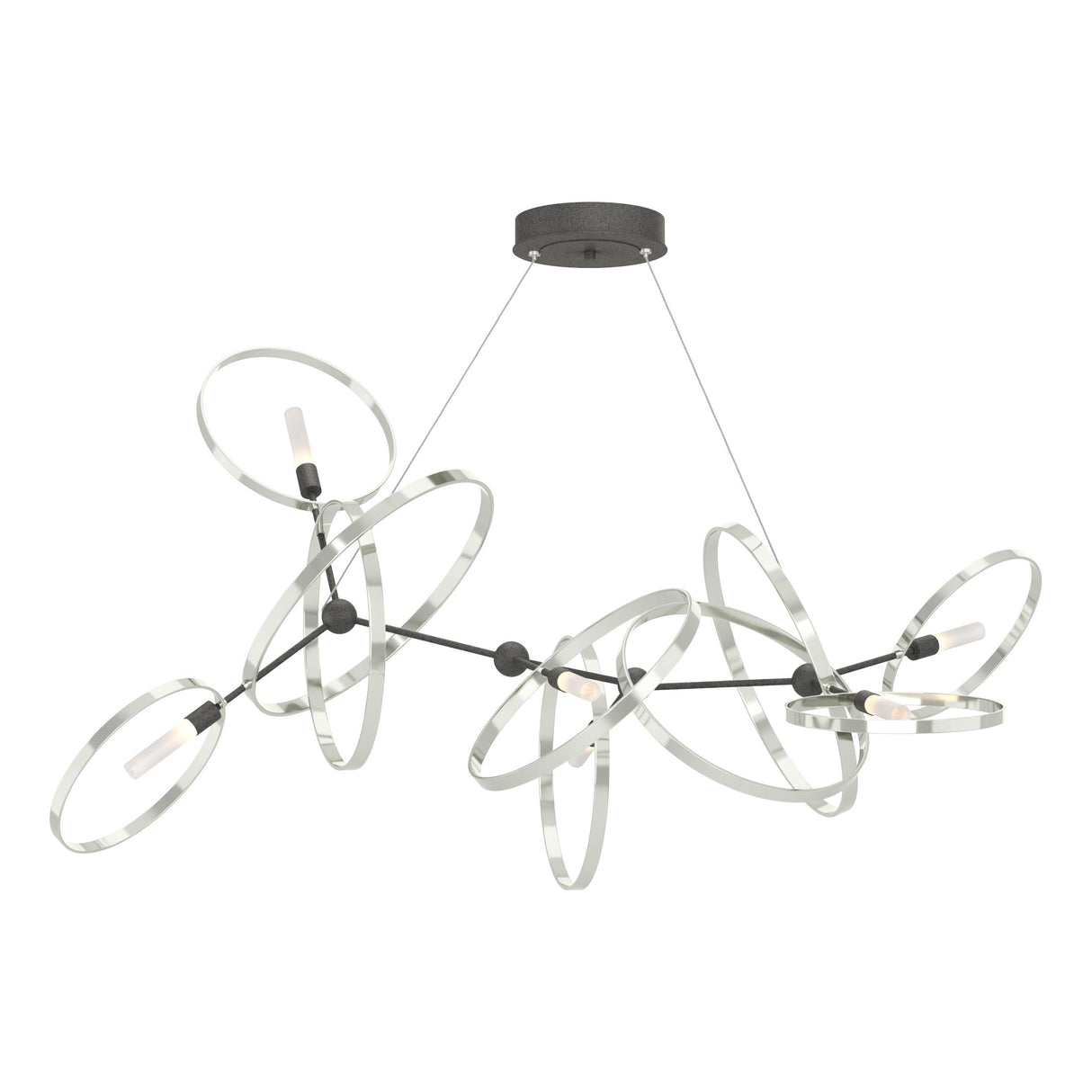 Hubbardton Forge 2016 Natural Iron Sterling Standard Celesse Pendant