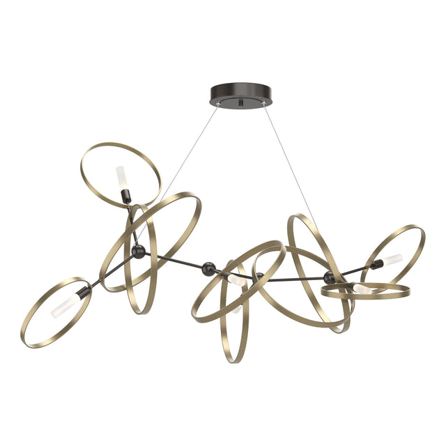 Hubbardton Forge 2016 Oil Rubbed Bronze Soft Gold Standard Celesse Pendant