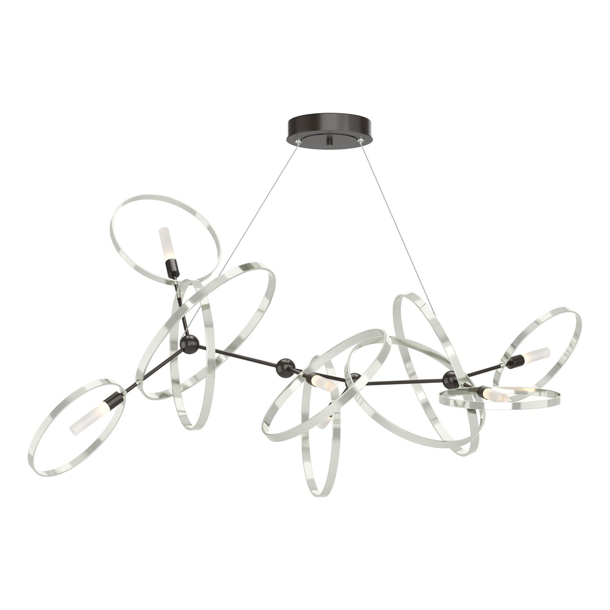 Hubbardton Forge 2016 Oil Rubbed Bronze Sterling Standard Celesse Pendant