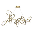 Hubbardton Forge 2016 Modern Brass Soft Gold Standard Celesse Pendant