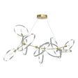 Hubbardton Forge 2016 Modern Brass Vintage Platinum Standard Celesse Pendant