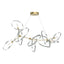 Hubbardton Forge 2016 Modern Brass Vintage Platinum Standard Celesse Pendant
