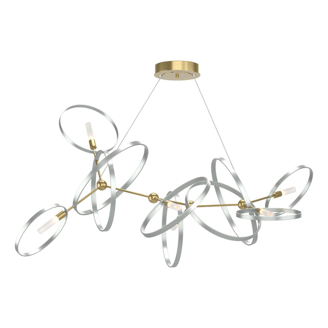Hubbardton Forge 2016 Modern Brass Vintage Platinum Standard Celesse Pendant