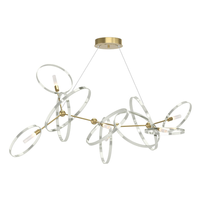 Hubbardton Forge 2016 Modern Brass Sterling Standard Celesse Pendant