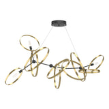 Hubbardton Forge 2016 Black Modern Brass Standard Celesse Pendant