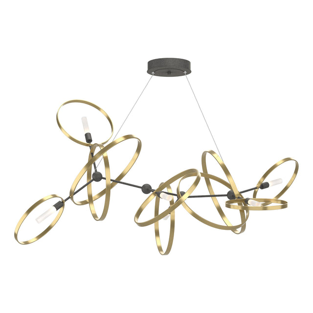 Hubbardton Forge 2016 Natural Iron Modern Brass Standard Celesse Pendant