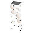Hubbardton Forge 2021 Black Opal Glass (GG) Standard Abacus 10-Light Square LED Pendant