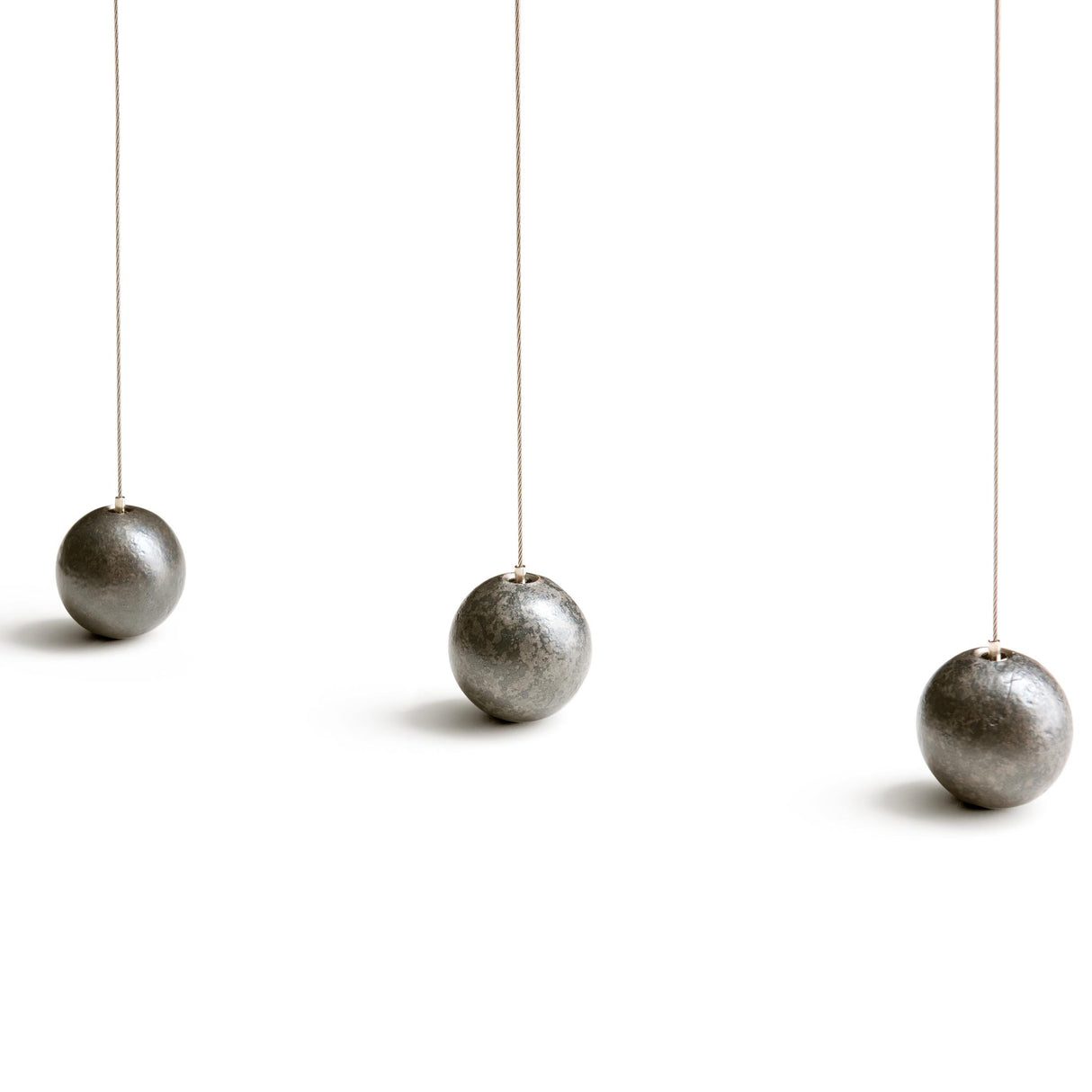 Hubbardton Forge 2020 Dark Smoke Opal Glass (GG) Standard Abacus 6-Light Ceiling-to-Floor LED Pendant