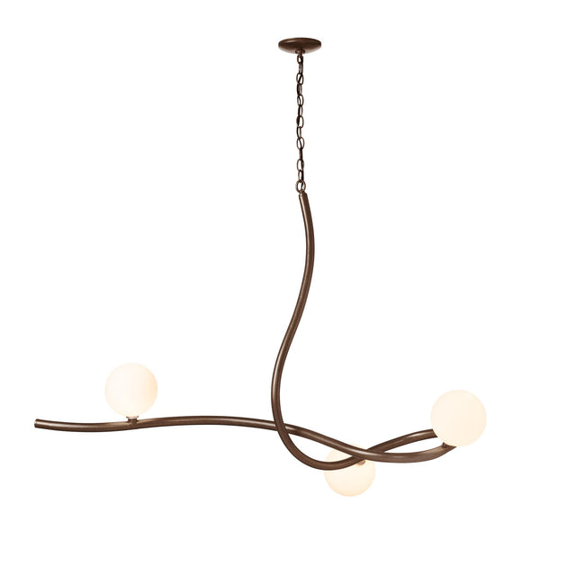 Hubbardton Forge 2020 Bronze Opal Glass (GG) Slide Pendant