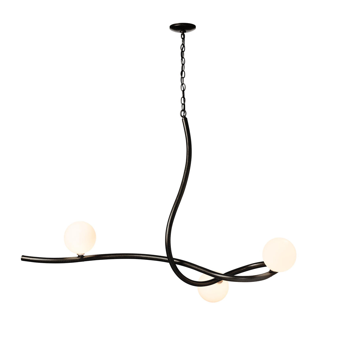 Hubbardton Forge 2020 Black Opal Glass (GG) Slide Pendant
