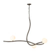 Hubbardton Forge 2020 Natural Iron Opal Glass (GG) Slide Pendant