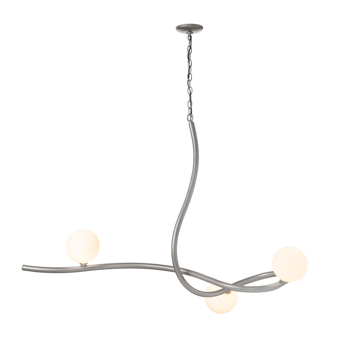 Hubbardton Forge 2020 Vintage Platinum Opal Glass (GG) Slide Pendant
